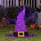 Gemmy Gemmy Purple 50 ct 30 in. LED Prelit Witch Hat Yard Decor 550540 - alternate 2
